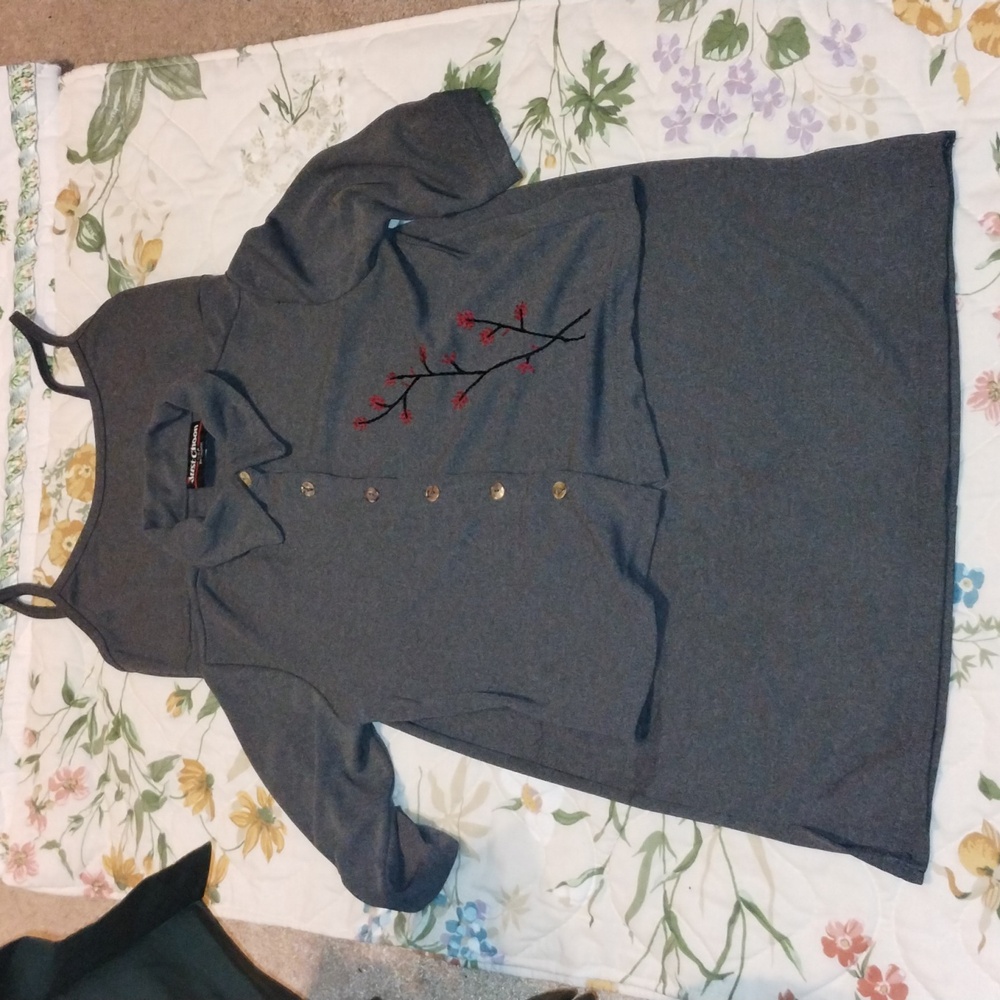 Vintage Just Choon Two Piece Gray Dress